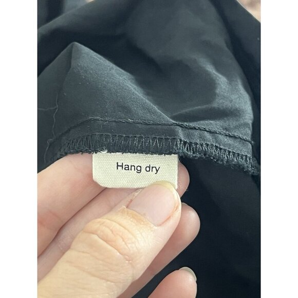 SBJ Austin Black Long Sleeve Cotton Tunic Top Size 1 - Picture 12 of 14